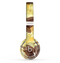 The Yellow and Brown Pastel Flowers Skin Set for the Beats by Dre Solo 2 Wireless Headphones