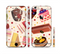The Yummy Dessert Pattern Sectioned Skin Series for the Apple iPhone 6/6s Plus