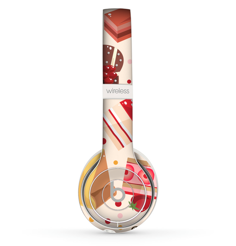 The Yummy Dessert Pattern Skin Set for the Beats by Dre Solo 2 Wireless Headphones