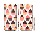  The Yummy Subtle Cupcake Pattern Sectioned Skin Series for the Apple iPhone 6/6s