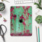 Trendy Green with Pink Rust - Full Body Skin Decal for the Apple iPad Pro 12.9", 11", 10.5", 9.7", Air or Mini (All Models Available)