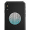 Trendy Teal to White Aged Wood Planks - Skin Kit for PopSockets and other Smartphone Extendable Grips & Stands