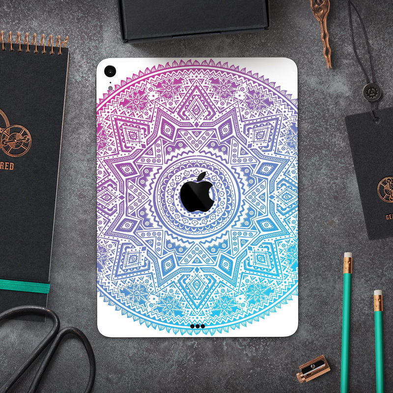 Tribal Ethnic Mandala v5 - Full Body Skin Decal for the Apple iPad Pro 12.9", 11", 10.5", 9.7", Air or Mini (All Models Available)