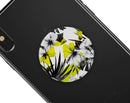 Tropical BW Sun Floral - Skin Kit for PopSockets and other Smartphone Extendable Grips & Stands