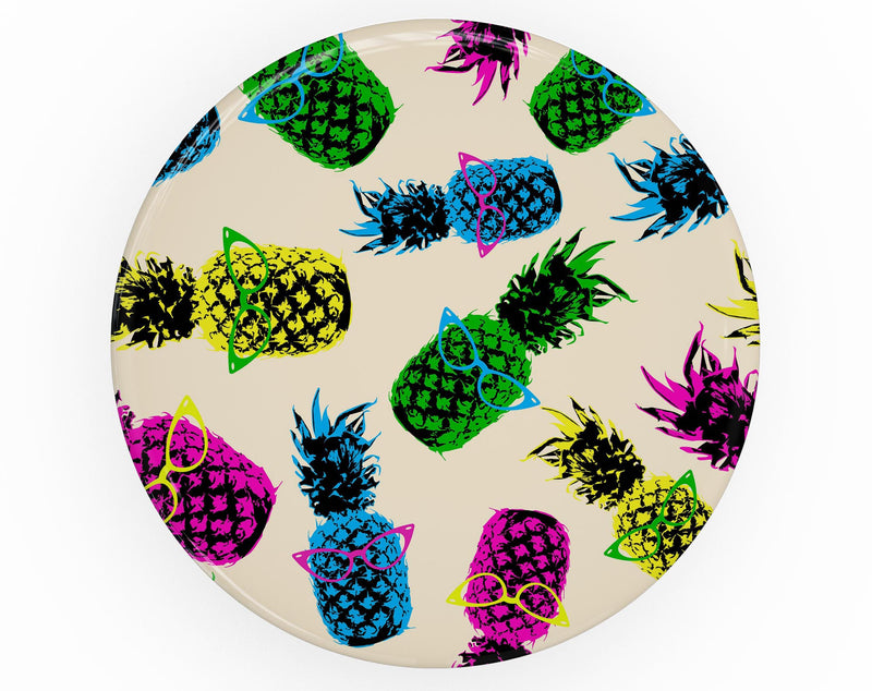 Tropical Cool Retro Pineapples - Skin Kit for PopSockets and other Smartphone Extendable Grips & Stands