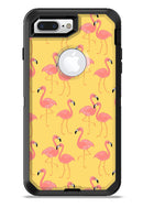 Tropical Flamingo v1 - iPhone 7 or 7 Plus Commuter Case Skin Kit