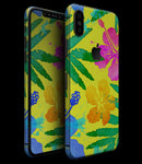 Tropical Fluorescent v2 - iPhone XS MAX, XS/X, 8/8+, 7/7+, 5/5S/SE Skin-Kit (All iPhones Avaiable)