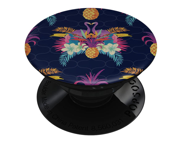 Tropical Neon Summer Reflect - Skin Kit for PopSockets and other Smartphone Extendable Grips & Stands