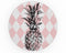Tropical Summer Pink Pineapple v1 - Skin Kit for PopSockets and other Smartphone Extendable Grips & Stands