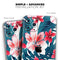 Tropical Summer Vivid Floral - Skin-Kit compatible with the Apple iPhone 12, 12 Pro Max, 12 Mini, 11 Pro or 11 Pro Max (All iPhones Available)