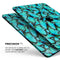 Turquoise Butterfly Bundle - Full Body Skin Decal for the Apple iPad Pro 12.9", 11", 10.5", 9.7", Air or Mini (All Models Available)