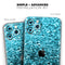 Turquoise Glimmer - Skin-Kit compatible with the Apple iPhone 12, 12 Pro Max, 12 Mini, 11 Pro or 11 Pro Max (All iPhones Available)