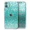 Turquoise Unfocused Glimmer - Skin-Kit compatible with the Apple iPhone 12, 12 Pro Max, 12 Mini, 11 Pro or 11 Pro Max (All iPhones Available)