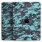Turquoise and Gray Digital Camouflage - Full Body Skin Decal for the Apple iPad Pro 12.9", 11", 10.5", 9.7", Air or Mini (All Models Available)