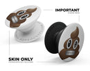 Uh Oh Poo Emoticon Emoji - Skin Kit for PopSockets and other Smartphone Extendable Grips & Stands