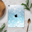 Unfocused Abstract Blue Rain - Full Body Skin Decal for the Apple iPad Pro 12.9", 11", 10.5", 9.7", Air or Mini (All Models Available)