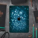 Unfocused Blue Glowing Orbs of Light - Full Body Skin Decal for the Apple iPad Pro 12.9", 11", 10.5", 9.7", Air or Mini (All Models Available)