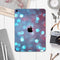 Unfocused Blue and Red Orbs - Full Body Skin Decal for the Apple iPad Pro 12.9", 11", 10.5", 9.7", Air or Mini (All Models Available)