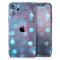 Unfocused Blue and Red Orbs - Skin-Kit compatible with the Apple iPhone 12, 12 Pro Max, 12 Mini, 11 Pro or 11 Pro Max (All iPhones Available)