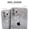 Unfocused Grayscale Glimmering Orbs of Light - Skin-Kit compatible with the Apple iPhone 12, 12 Pro Max, 12 Mini, 11 Pro or 11 Pro Max (All iPhones Available)