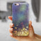 Unfocused MultiColor Gold Sparkle iPhone 6/6s or 6/6s Plus 2-Piece Hybrid INK-Fuzed Case