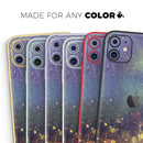 Unfocused MultiColor Gold Sparkle  - Skin-Kit compatible with the Apple iPhone 12, 12 Pro Max, 12 Mini, 11 Pro or 11 Pro Max (All iPhones Available)