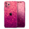 Unfocused Pink Glimmer - Skin-Kit compatible with the Apple iPhone 12, 12 Pro Max, 12 Mini, 11 Pro or 11 Pro Max (All iPhones Available)