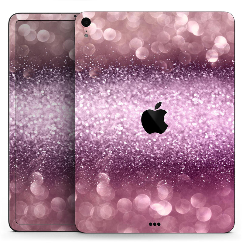 Unfocused Pink Sparkling Orbs - Full Body Skin Decal for the Apple iPad Pro 12.9", 11", 10.5", 9.7", Air or Mini (All Models Available)