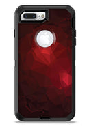Varying Shades of Red Geometric Shapes - iPhone 7 or 7 Plus Commuter Case Skin Kit