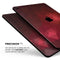 Varying Shades of Red Geometric Shapes - Full Body Skin Decal for the Apple iPad Pro 12.9", 11", 10.5", 9.7", Air or Mini (All Models Available)