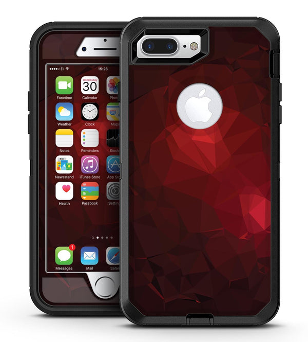 Varying Shades of Red Geometric Shapes - iPhone 7 Plus/8 Plus OtterBox Case & Skin Kits