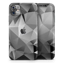 Vector Black & White Abstract Connect Pattern - Skin-Kit compatible with the Apple iPhone 12, 12 Pro Max, 12 Mini, 11 Pro or 11 Pro Max (All iPhones Available)
