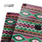 Vector Green & Pink Aztec Pattern - Full Body Skin Decal for the Apple iPad Pro 12.9", 11", 10.5", 9.7", Air or Mini (All Models Available)