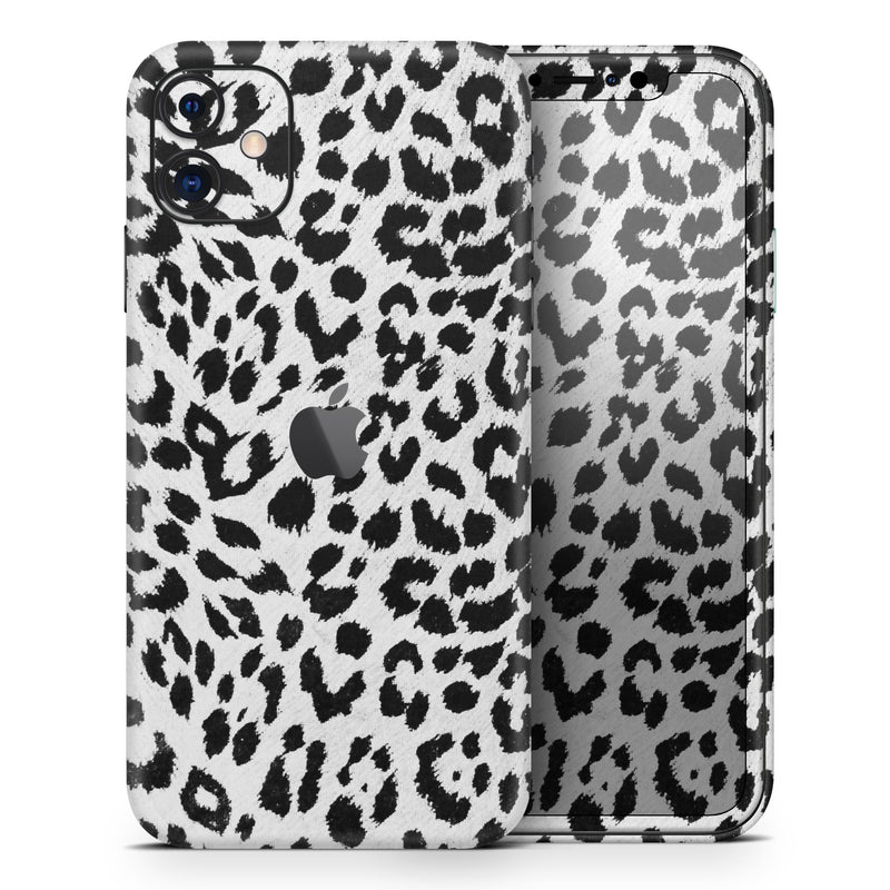 Vector Leopard Animal Print - Skin-Kit compatible with the Apple iPhone 12, 12 Pro Max, 12 Mini, 11 Pro or 11 Pro Max (All iPhones Available)