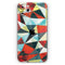 Vector Red and Blue 3D Triangular Surface - Skin-Kit compatible with the Apple iPhone 12, 12 Pro Max, 12 Mini, 11 Pro or 11 Pro Max (All iPhones Available)