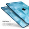 Vector Shiny Blue Crystal Pattern - Full Body Skin Decal for the Apple iPad Pro 12.9", 11", 10.5", 9.7", Air or Mini (All Models Available)