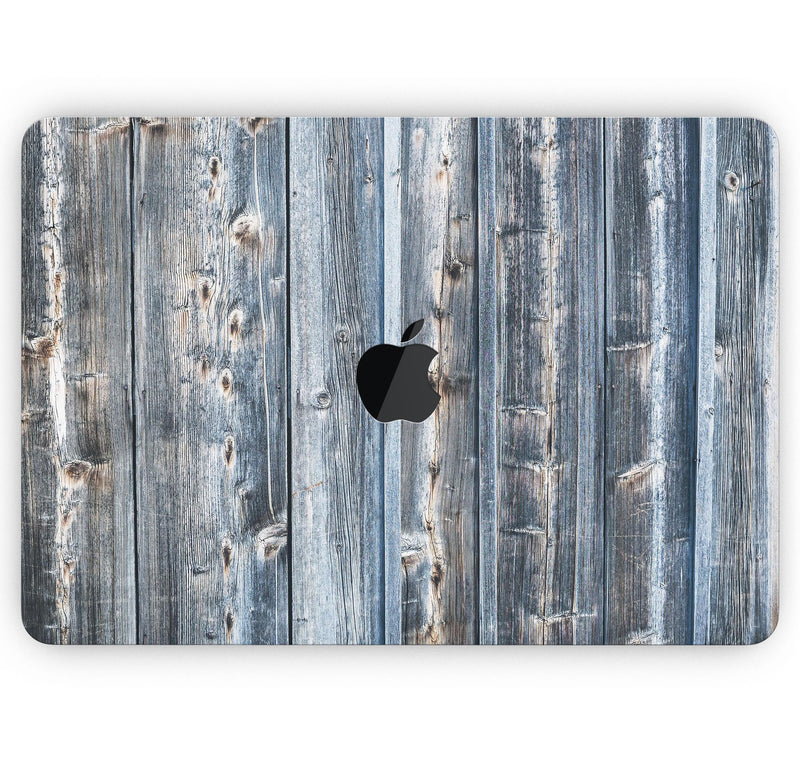 Vertical Planks of Wood - Skin Decal Wrap Kit Compatible with the Apple MacBook Pro, Pro with Touch Bar or Air (11", 12", 13", 15" & 16" - All Versions Available)