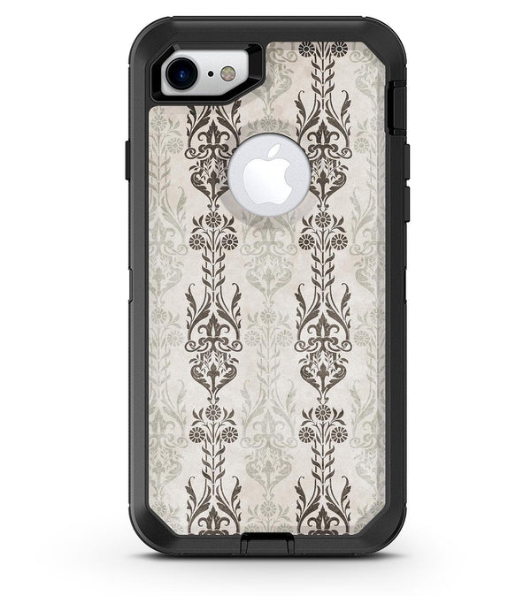 Vertical Neutral Royal Pattern - iPhone 7 or 8 OtterBox Case & Skin Kits