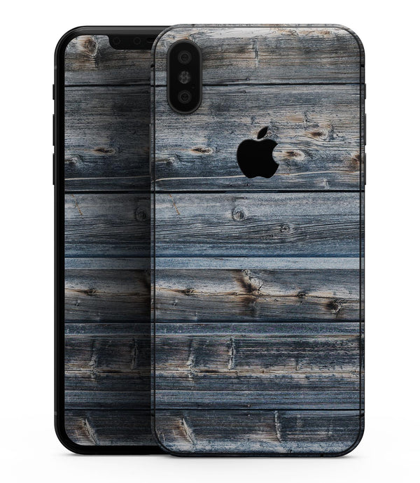 Vertical Planks of Wood - iPhone XS MAX, XS/X, 8/8+, 7/7+, 5/5S/SE Skin-Kit (All iPhones Avaiable)