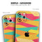 Vibrant Bright Colored Connect Pattern - Skin-Kit compatible with the Apple iPhone 12, 12 Pro Max, 12 Mini, 11 Pro or 11 Pro Max (All iPhones Available)