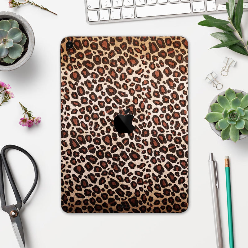 Vibrant Cheetah Animal Print V3 - Full Body Skin Decal for the Apple iPad Pro 12.9", 11", 10.5", 9.7", Air or Mini (All Models Available)