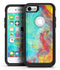 Vibrant Colored Messy Painted Canvas - iPhone 7 or 8 OtterBox Case & Skin Kits