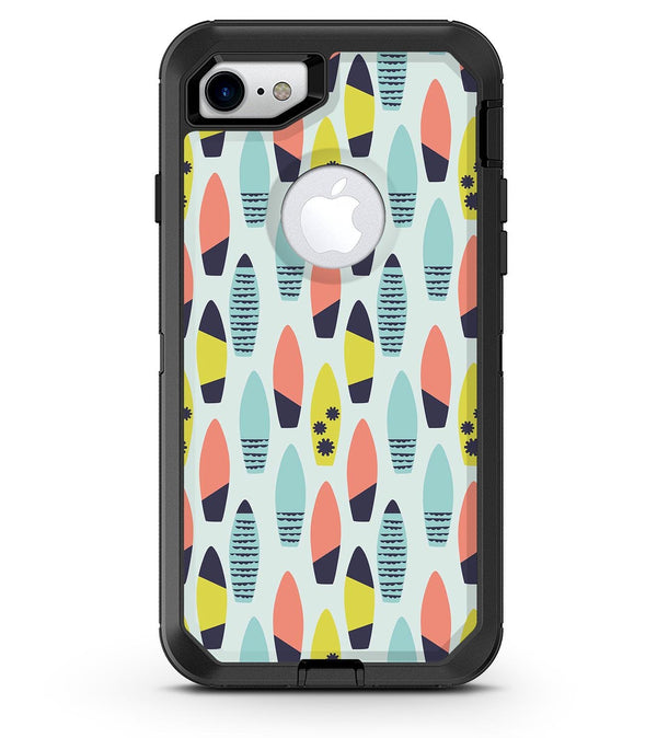 Vibrant Colored Surfboard Pattern 4 - iPhone 7 or 8 OtterBox Case & Skin Kits