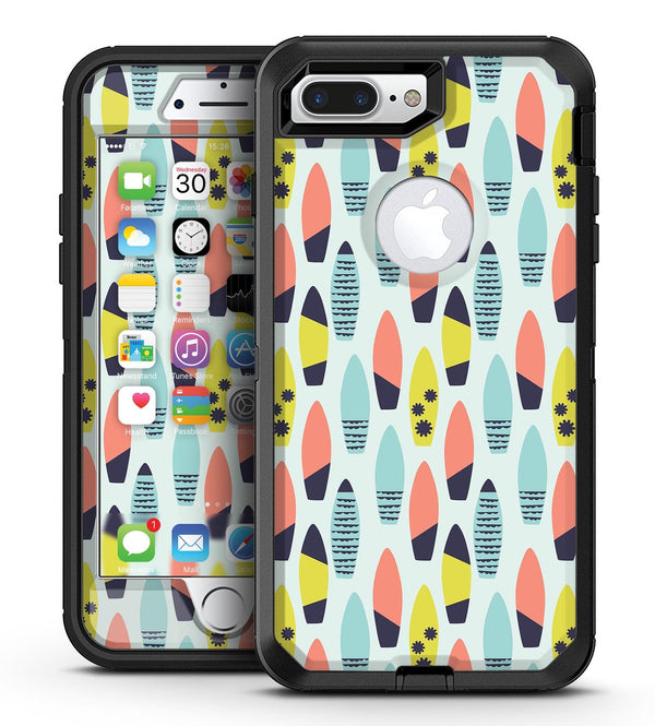 Vibrant Colored Surfboard Pattern - iPhone 7 Plus/8 Plus OtterBox Case & Skin Kits
