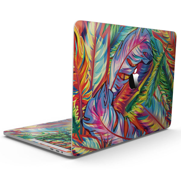 MacBook Pro with Touch Bar Skin Kit - Vibrant_Colorful_Feathers-MacBook_13_Touch_V9.jpg?