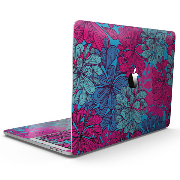 MacBook Pro with Touch Bar Skin Kit - Vibrant_Colorful_Floral_Sprouts-MacBook_13_Touch_V9.jpg?