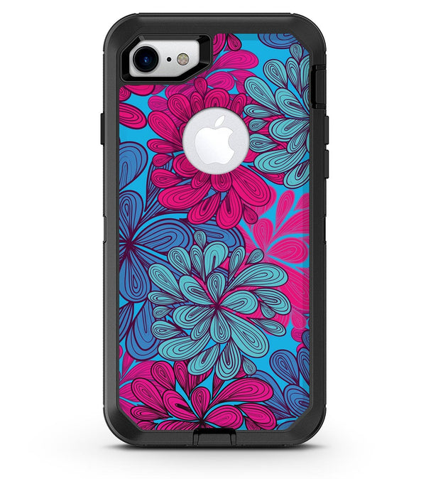 Vibrant Colorful Floral Sprouts - iPhone 7 or 8 OtterBox Case & Skin Kits