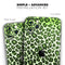 Vibrant Green Leopard Print - Skin-Kit compatible with the Apple iPhone 12, 12 Pro Max, 12 Mini, 11 Pro or 11 Pro Max (All iPhones Available)