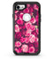 Vibrant Pink Vintage Rose Field - iPhone 7 or 8 OtterBox Case & Skin Kits