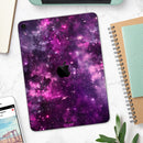 Vibrant Purple Deep Space - Full Body Skin Decal for the Apple iPad Pro 12.9", 11", 10.5", 9.7", Air or Mini (All Models Available)